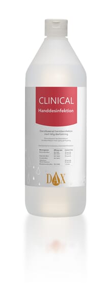 DAX Clinical Hånddesinfeksjon 75 % 1000 ml flaske