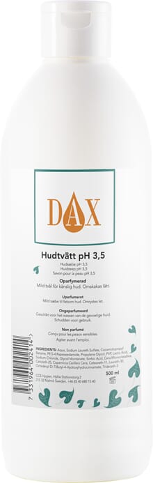 DAX Hudtvätt pH 3,5 uparfymert 500 ml