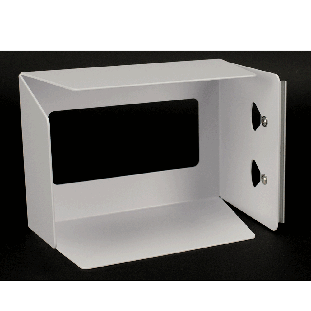 Dispenser for munnbind i metall hvitlakkert Smal DENTALSPAR AS