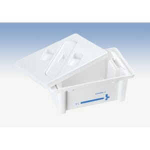 Instrumentdesinfeksjonskar 3 L hvit 25x15x12 cm