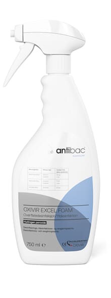 Antibac Oxivir Excel Foam spray 750 ml*