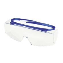 Uvex iSpec Fit OTG UV beskyttelsesbrille blå/transparent