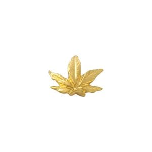 Twizzler tannsmykke Cannabis Gult Gull 22 kt 1 stk