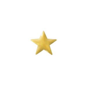 Twizzler tannsmykke Stjerne liten Gult gull 24 kt 1 stk