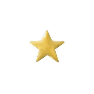Twizzler tannsmykke Stjerne Stor Gult gull 24 kt 1 stk