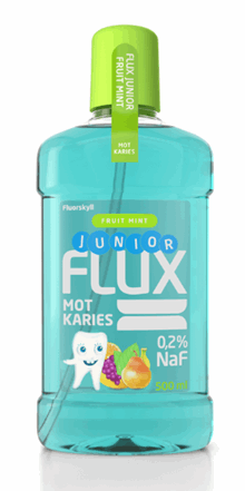 Flux Junior munnskyll 0,2% NaF fruitmint 500ml