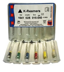 tg K-Reamers 25mm str. 040 6 stk