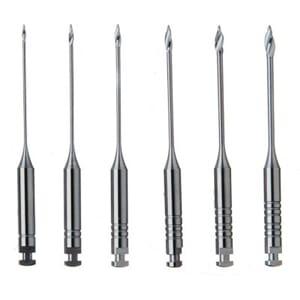 Gates rotbor 32 mm 6 stk nr. 2 0,7 mm gul