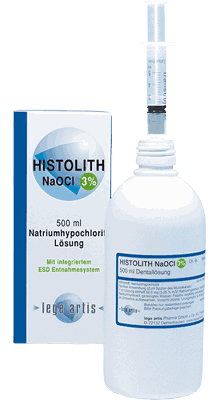 Histolith 3% natriumhypokloritt  flaske 500 ml