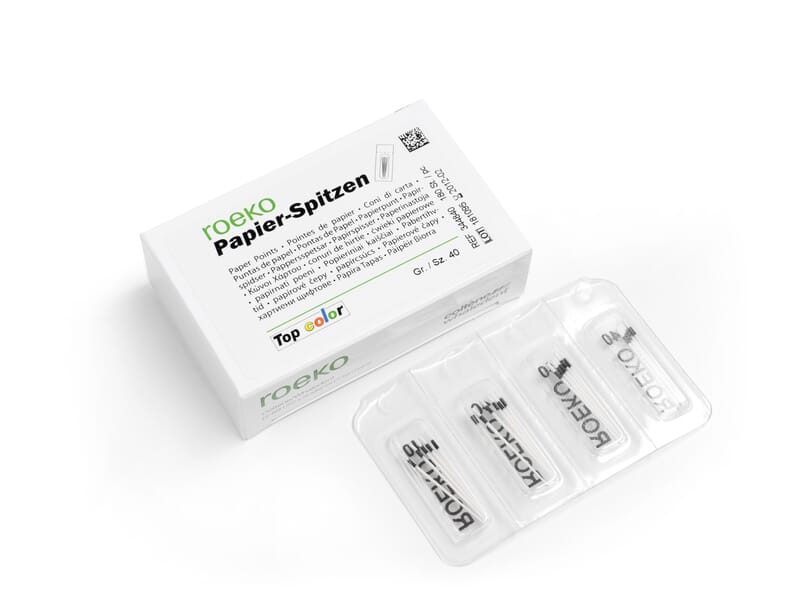 Paperpoints Topcolor ISO 40 steril 36x5 stk. - DENTALSPAR AS