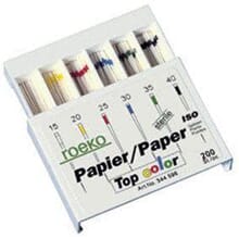 Paperpoints Topcolor ISO 15-40 steril  200stk Ass