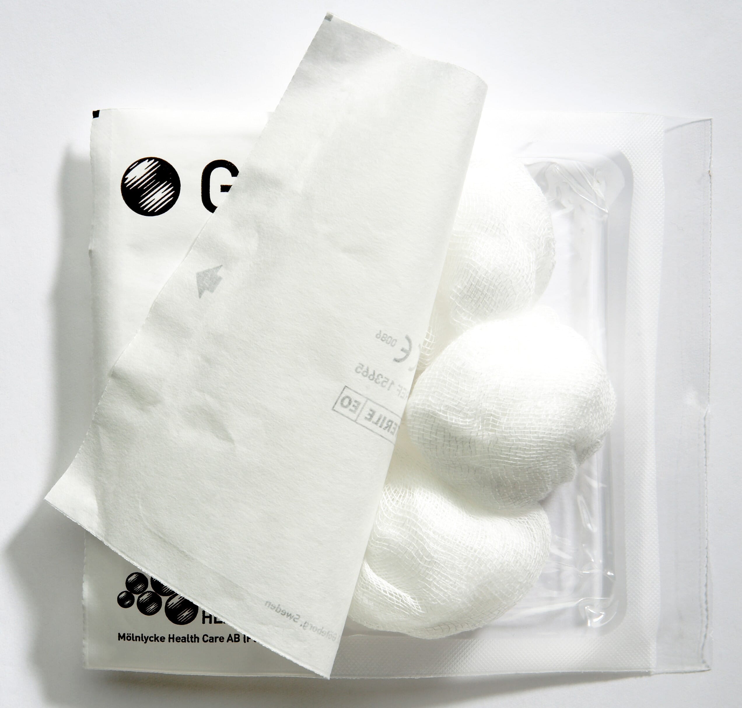 Tupfer nr. 3 steril 25x30 mm 70x5 stk - DENTALSPAR AS