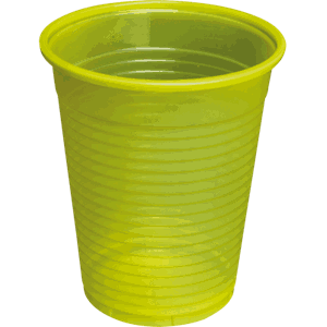 Drikkebeger 180 ml 3000 stk Monoart Gul