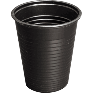 Drikkebeger 180 ml 3000 stk Monoart Svart