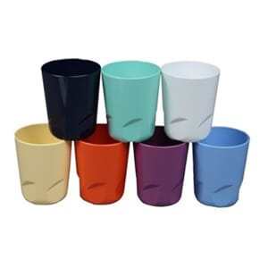 Drikkebeger plast Kusto 150 ml 6 stk Gul