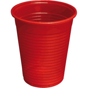 Drikkebeger 180 ml 3000 stk Monoart Rød