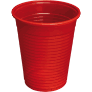 Drikkebeger 180 ml 3000 stk Monoart Rød