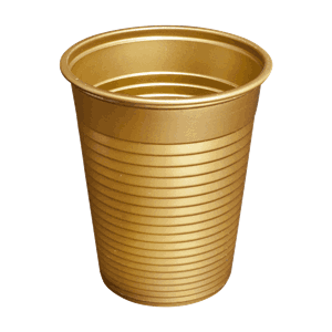 Drikkebeger 180 ml 1000 stk Monoart Gull