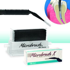 Microbrush X Ekstra tynn sort 100 stk