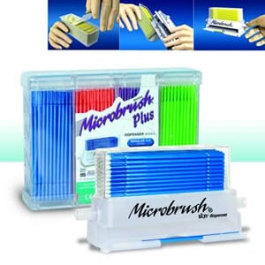 Microbrush Plus Regular assorterte refill 4x100 stk.