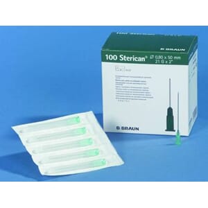 Sterican kanyler 21Gx2 0.8x50 mm 100 stk
