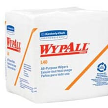 Wypall L40 1-lags tørkepapir 7456 1/4 fold 18x50 ark