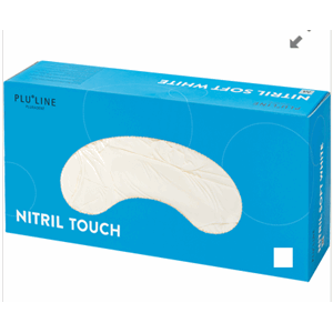 Nitril hanske hvit pudderfri Pluline 100 stk XL