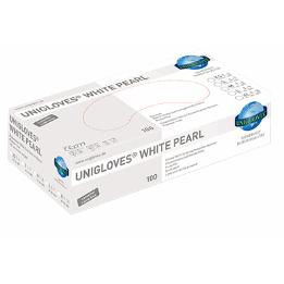 Nitril hanske White Pearl 100 stk M