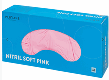 Soft Nitril hanske Pink pudderfri Plul. XS 100 stk Rosa