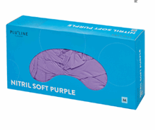 Soft Nitril hanske Violett pudderfri Plul. XS 100 stk Lilla