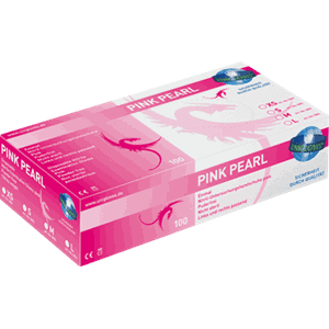 Nitril hanske Pink Pearl 10x100 stk Rosa S