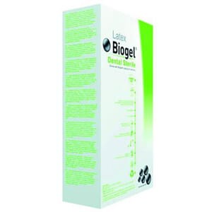 Biogel D operasjonshansker latex sterile 10 par str. 8