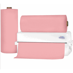 Plastbelagt pas.serviett knyting 54x80 cm 80st rull Rosa