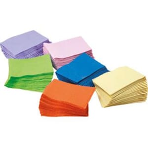 Plastbelagt pasientserviett 33x45 cm 500 stk Monoart Vinrød