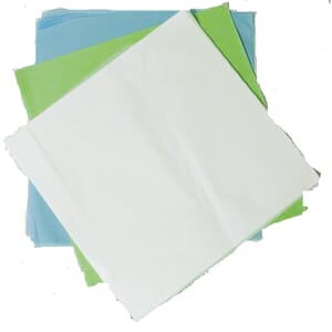 Abena pasientserviett krepp 37x38 cm 3 x 1000 stk  Lys Blå