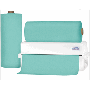 Plastbelagt pas.serviett knyting 54x80cm 80st rull Lys grønn