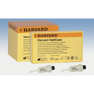 Harvard Opti Caps sinkfosfatsement i kapsler hvitgul 50 stk