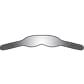 Polydentia matriser konturerte 0,03mm molar m/2 tunger 30stk