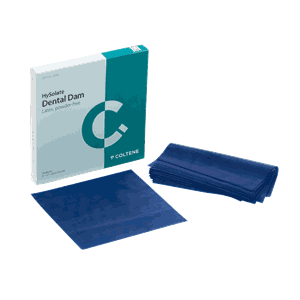 HySolate Latex Dental Dam Blå Heavy 152 x 152, 36 stk