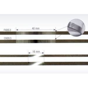 Diamant Strips 0.08x3.75mm gul/xfin 10stk