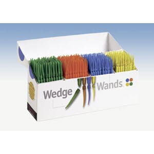 Wedge Wands Large Grønn, 100 stk