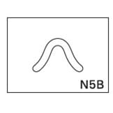 Nystrøm kl. 5 matrisebånd 0,04 mm V buet N5B  12 stk