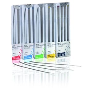 GC Metal Strips Blå 300 medium for preparering 6 mm 12 stk