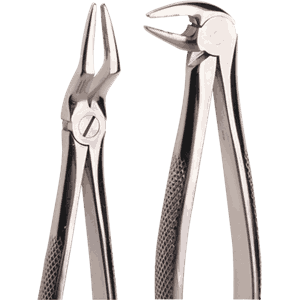 Ekstraksjonstang  UK rot Karo grep PluLine Fig 1746L