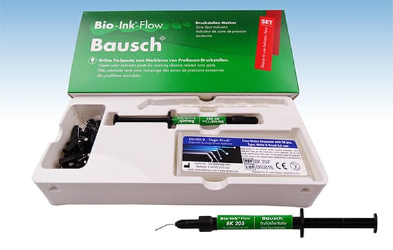 Bio-Ink Flow farge til proteser BK 205 grønn sett - DENTALSPAR AS