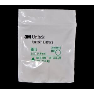 Latex Elastics kjeveort.strikk 4,6 mm medium170 g  30x100stk