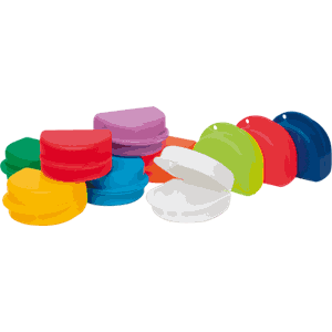 Plura Ortho Box til skinner med hull L 85 mm 10stk Lilla