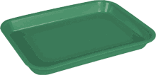 Mini instrumentbrett i plast 24x16x2 cm farge D grønn