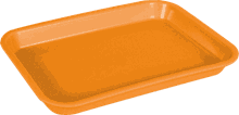 Mini instrumentbrett i plast 24x16x2 cm farge Q orange
