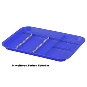 B-lok flatt brett inndelt N neonblå